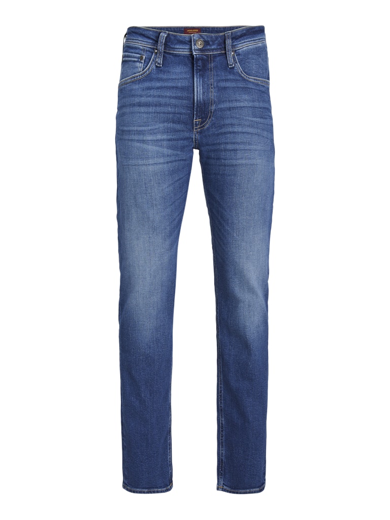 Clark 378 Straight Leg Blue Denim Jeans-Front view