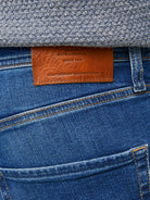 JACK & JONES Clark 378 Straight Leg Blue Denim Jeans BLUE DENIM side view