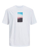 JACK JONES ORIGINALS Vesterbro Picture Tee Short Sleeve Crew Neck-Black Moonbeam alternate view