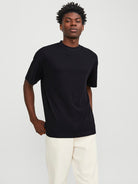 JACK & JONES Urban Edge Black Tee Black front view
