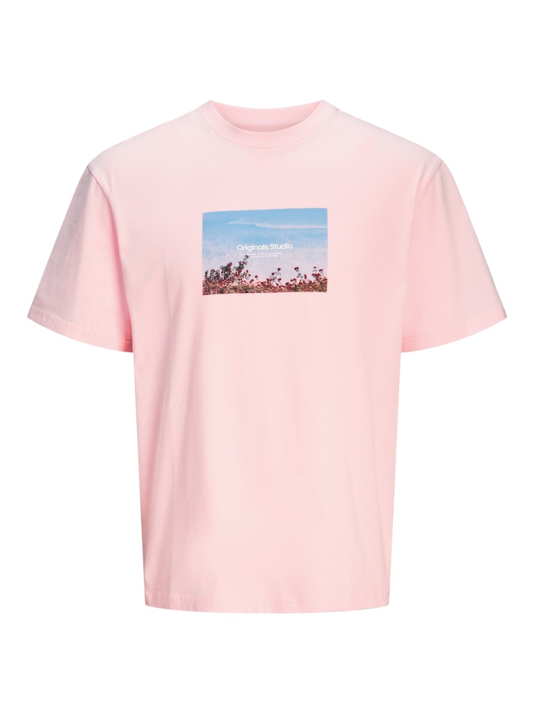 Vesterbro Picture Tee Short Sleeve Crew Neck-Black