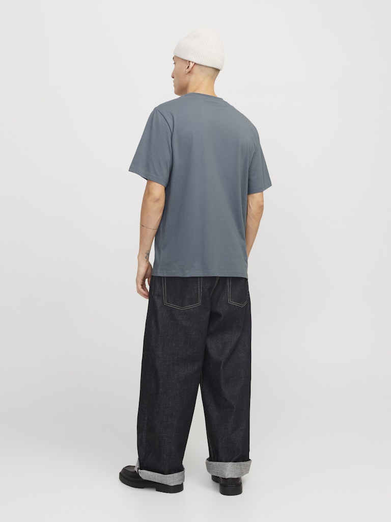 JACK JONES ORIGINALS Vesterbro Tee Short Sleeve Crew Neck-Stormy Weather Stormy Weather detail view