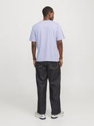JACK JONES ORIGINALS Vesterbro Tee Short Sleeve Crew Neck-Cosmic Sky Cosmic Sky detail view