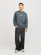 JACK JONES ORIGINALS Vesterbro Stormy Weather Sweat Stormy Weather model front view
