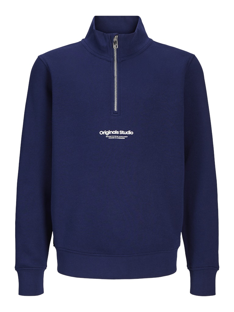 Vesterbro Junior Ocean Cavern Quarter Zip Sweat-Front view