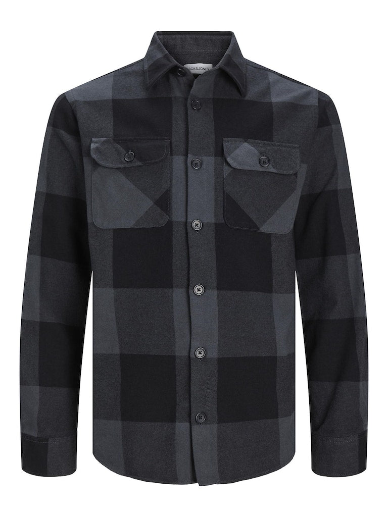 Darren Asphalt Overshirt-Front view