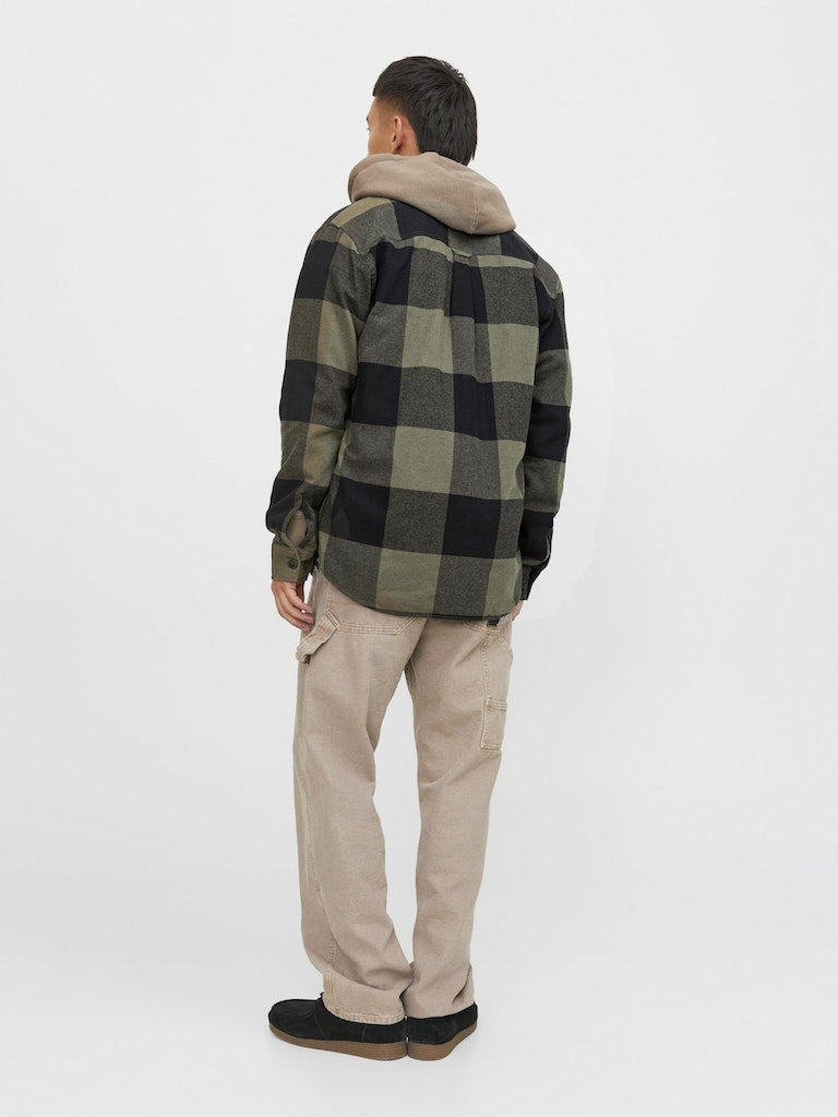 JACK & JONES Darren Dusty Olive Overshirt Dusty Olive detail view