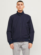 JACK JONES PREMIUM Blurudy Harrington Jacket-Night Sky Night Sky front view
