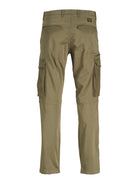 JACK & JONES Kane Cruise Cargo-Dusty Olive Dusty Olive flat front view