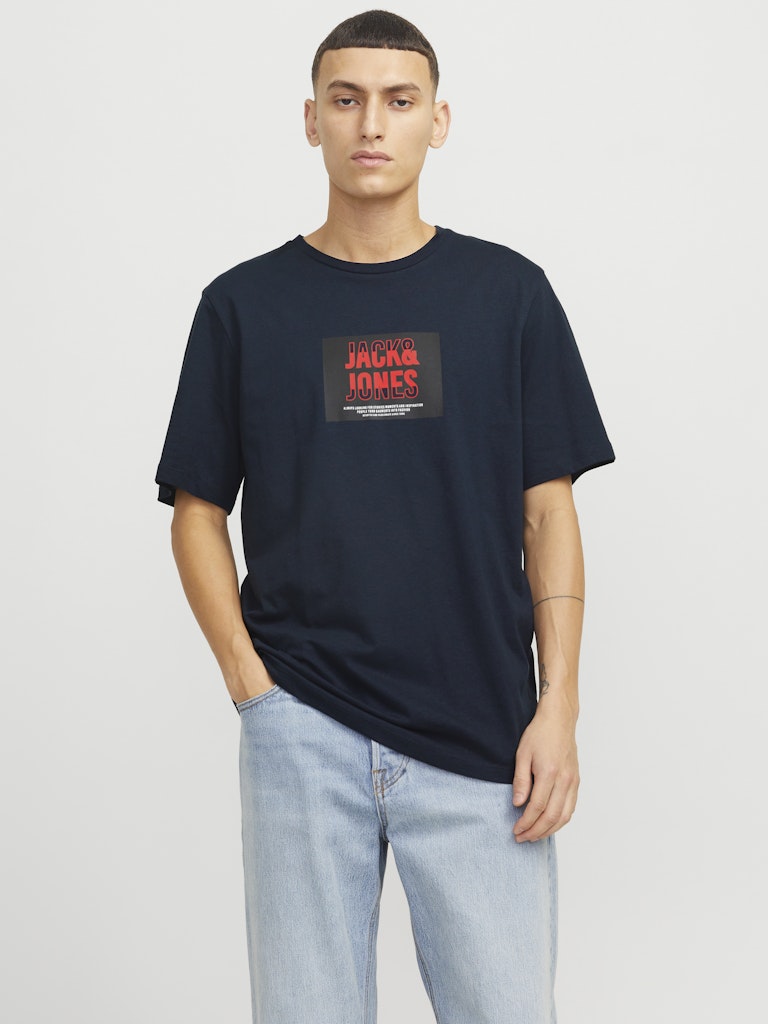 Hudson Navy Crew Neck Tee