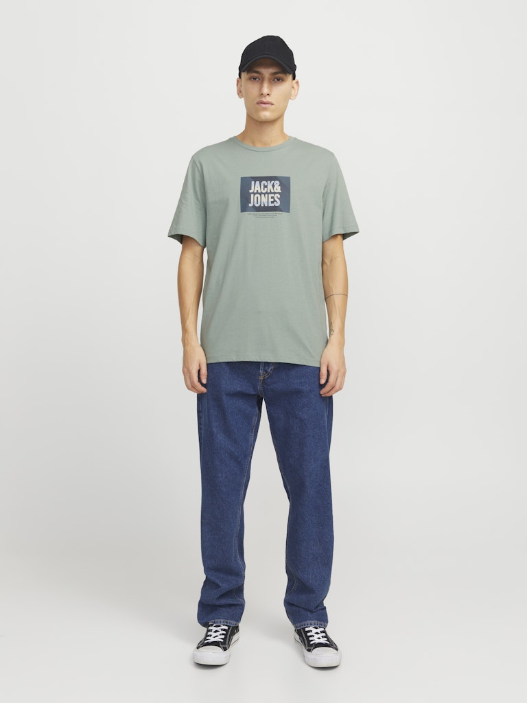 Hudson Iceberg Green Crew Neck Tee-Front view