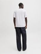 JACK&JONES Corp Graphic T-Shirt-White WHITE back view