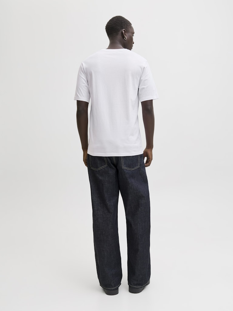 JACK&JONES Corp Graphic T-Shirt-White WHITE back view