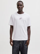 JACK&JONES Corp Graphic T-Shirt-White WHITE front view