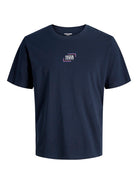 JACK&JONES Corp Graphic T-Shirt-Navy Blazer Navy Blazer side view