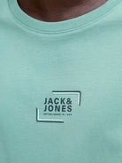 JACK&JONES Corp Graphic T-Shirt-Mineral Blue MINERAL BLUE side view