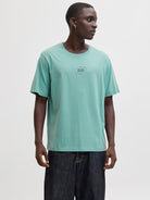 JACK&JONES Corp Graphic T-Shirt-Mineral Blue MINERAL BLUE front view