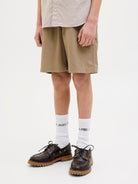 Jack Jones Youths Tony Carpenter Shorts Junior-Elmwood Elmwood front view