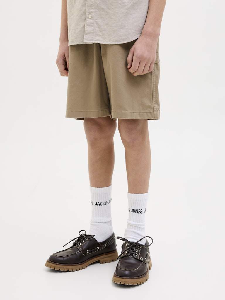 Jack Jones Youths Tony Carpenter Shorts Junior-Elmwood Elmwood front view