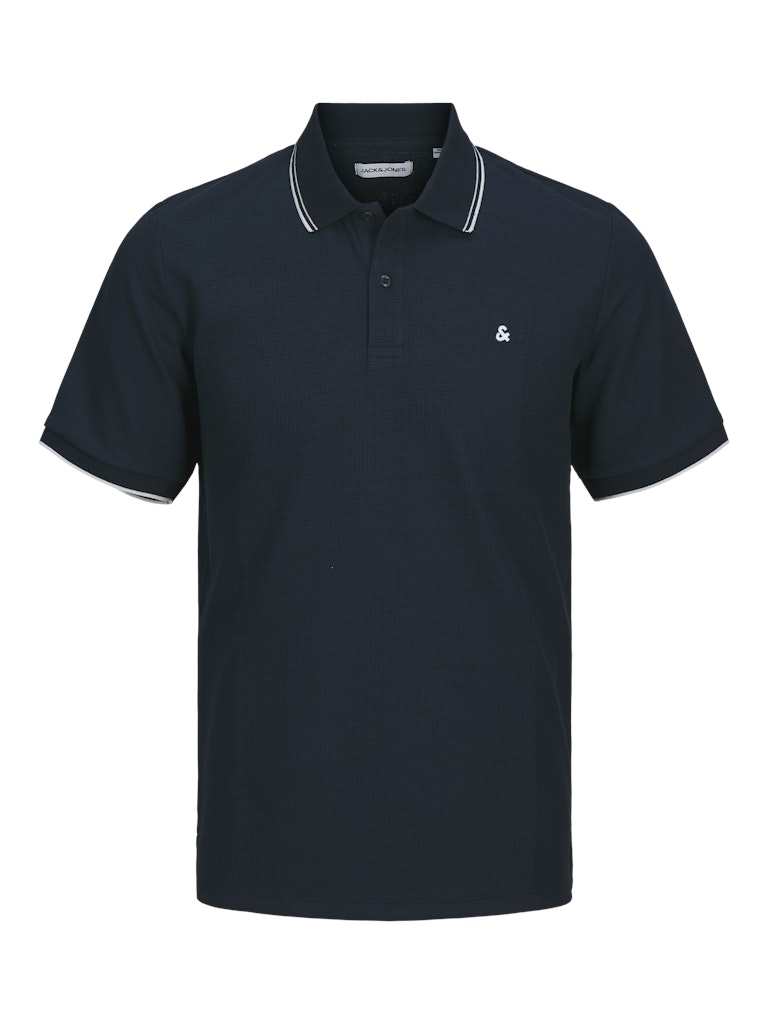 Men's Austin Polo Short Sleeve-Sky Captain-Ghost Front View