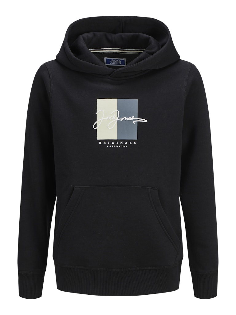 Frederiksberg Junior Hoodie-Black-Front View