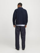 JACK JONES PREMIUM Derry Worker Long Sleeve Overshirt-Dark Navy DARK NAVY detail view