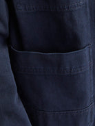 JACK JONES PREMIUM Derry Worker Long Sleeve Overshirt-Dark Navy DARK NAVY side view