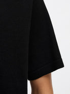 JACK JONES PREMIUM Milano Spring Knit Polo Short Sleeve-Black BLACK side view
