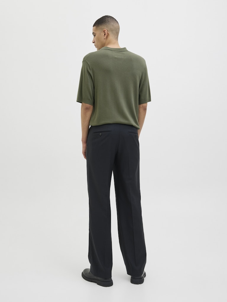 JACK JONES PREMIUM William Knit Polo Short Sleeve-Four Leaf Clover Four Leaf Clover detail view