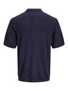 JACK JONES PREMIUM William Knit Polo Short Sleeve-Night Sky Night Sky alternate view