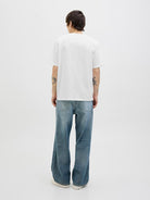 JACK JONES ORIGINALS Almeria Branding White Tee Bright White detail view
