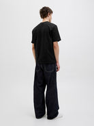 Almeria Branding Black Tee-Back view