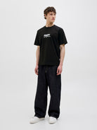 Almeria Branding Black Tee-Fll model view