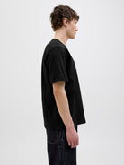 Almeria Branding Black Tee-Side view