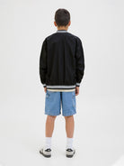 Jack Jones Youths Almeria Bomber Jacket Junior-Black BLACK detail view