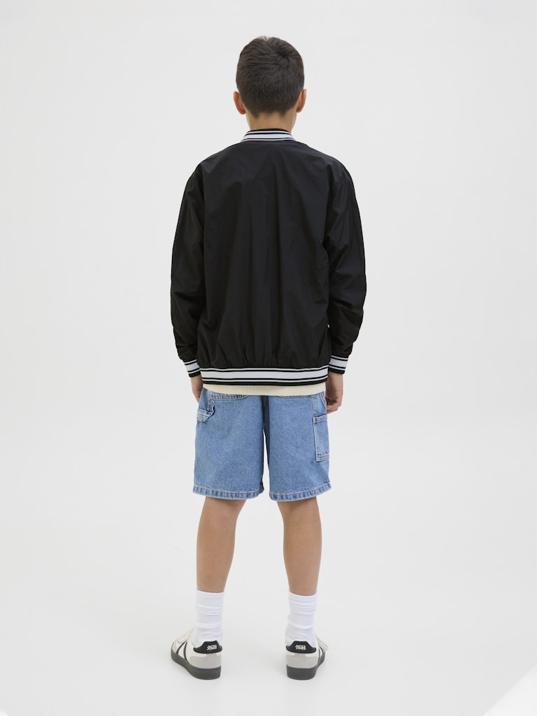 Jack Jones Youths Almeria Bomber Jacket Junior-Black BLACK detail view