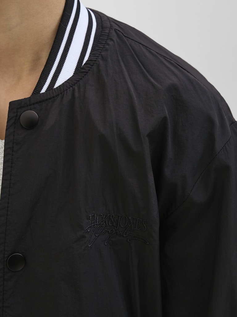 Jack Jones Youths Almeria Bomber Jacket Junior-Black BLACK side view