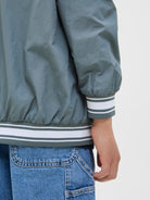 Jack Jones Youths Almeria Bomber Jacket Junior-Stormy Weather Stormy Weather side view