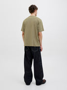 JACK JONES ORIGINALS Frederiksberg Box Script Silver Sage Tee Silver Sage detail view
