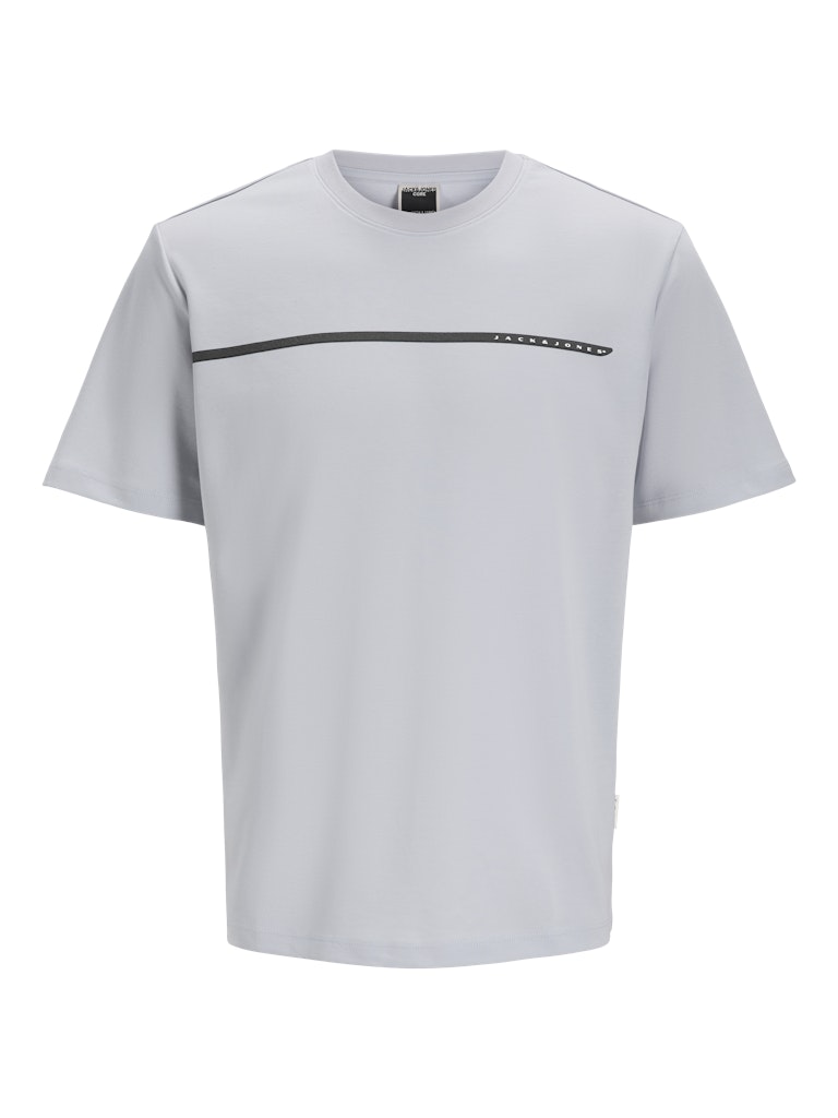 Jack Jones Youths Fusion Full Branding Tee Short Sleeve Junior-Gray Dawn Gray Dawn front view