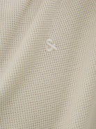 JACK & JONES Austin Zip Polo Short Sleeve-Moonbeam Moonbeam back view
