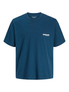 JACK JONES CORE Union Back Print Tee Short Sleeve Crew-Titan Titan side view