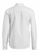 Jack Jones Youths Oxford Junior Shirt-White White model front view