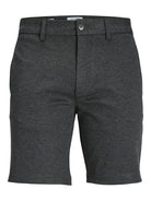 JACK & JONES Marco Cooper Dark Grey Chino Shorts Dark Grey Melange front view