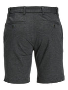 JACK & JONES Marco Cooper Dark Grey Chino Shorts Dark Grey Melange model front view