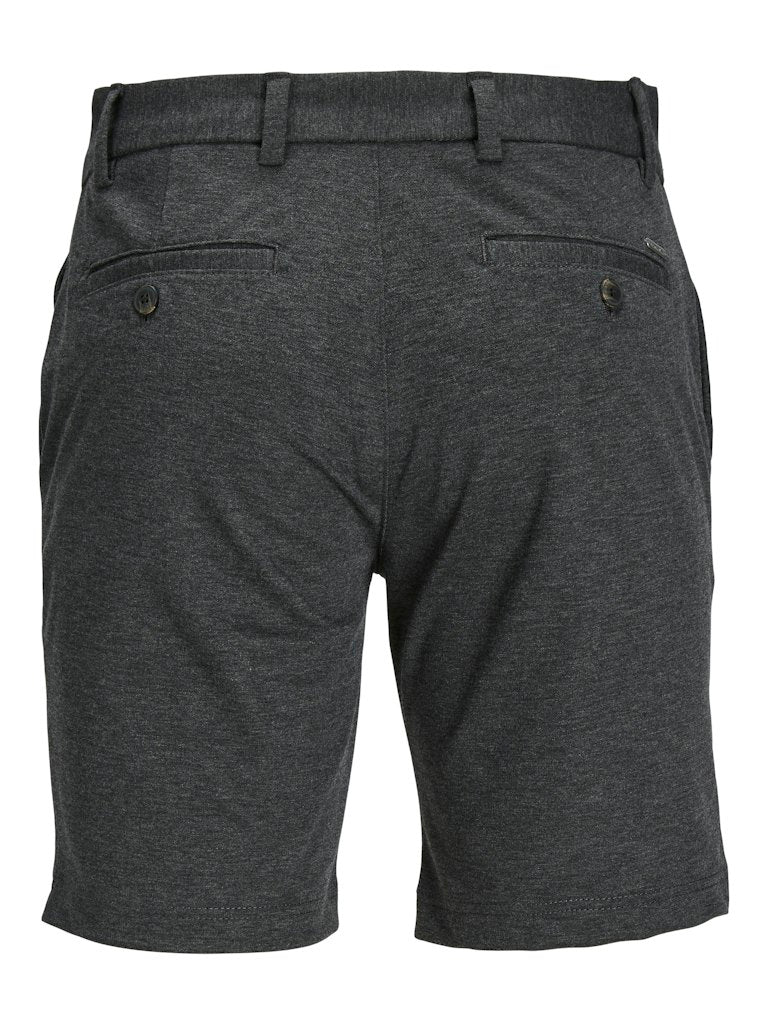 JACK & JONES Marco Cooper Dark Grey Chino Shorts Dark Grey Melange model front view