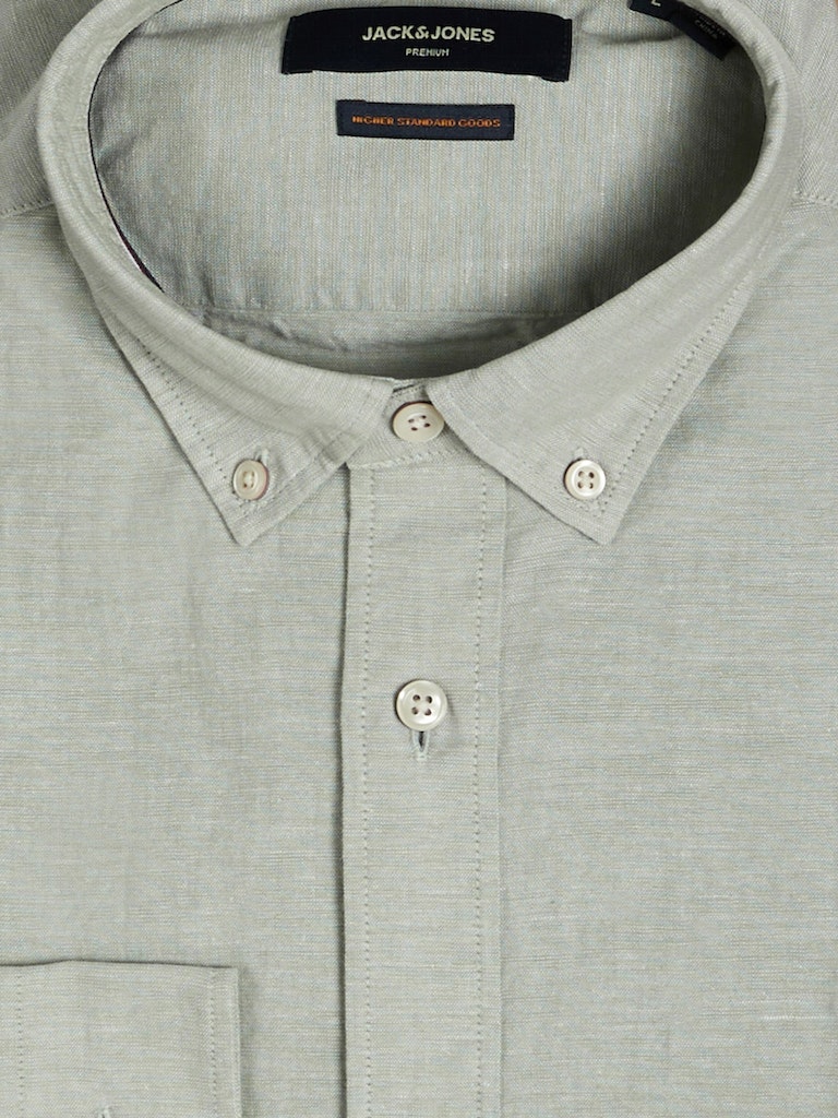 Men's Summer Shield Shirt Long Sleeve-Lily Pad-Close Up View