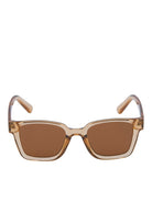 JACK & JONES Pontus Sunglasses - Brown Stone Brown back view