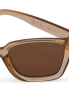 JACK & JONES Pontus Sunglasses - Brown Stone Brown flat front view