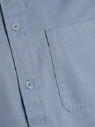 JACK JONES CORE Collective Zac Overshirt Short Sleeve-Flint Stone Flint Stone model front view